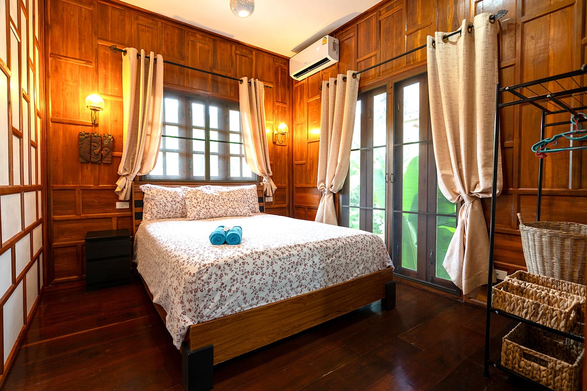 bedroom 2a — 1st floor of Villa Ayutthaya, private pool villa in Koh Lanta