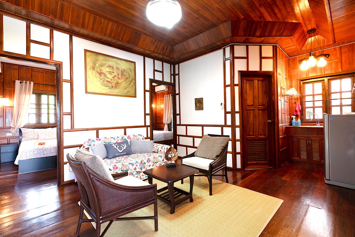 upstairs lounge — 1st floor of Villa Ayutthaya, private pool villa in Koh Lanta