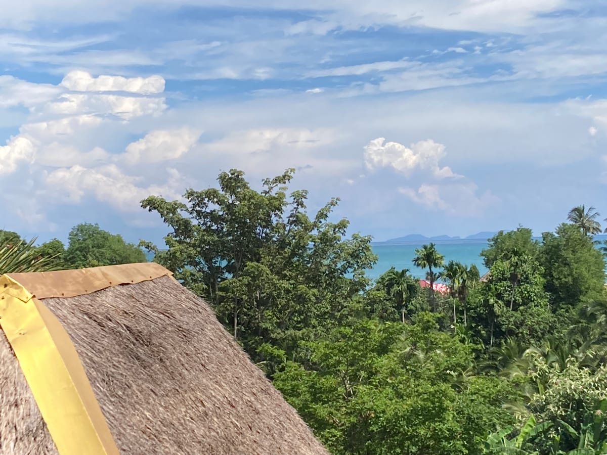 balcony view — Outdoor area of Villa Ayutthaya, private pool villa in Koh Lanta