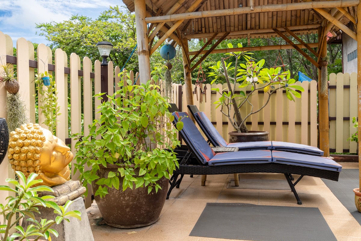 bamboo Sala — Outdoor area of Villa Ayutthaya, private pool villa in Koh Lanta