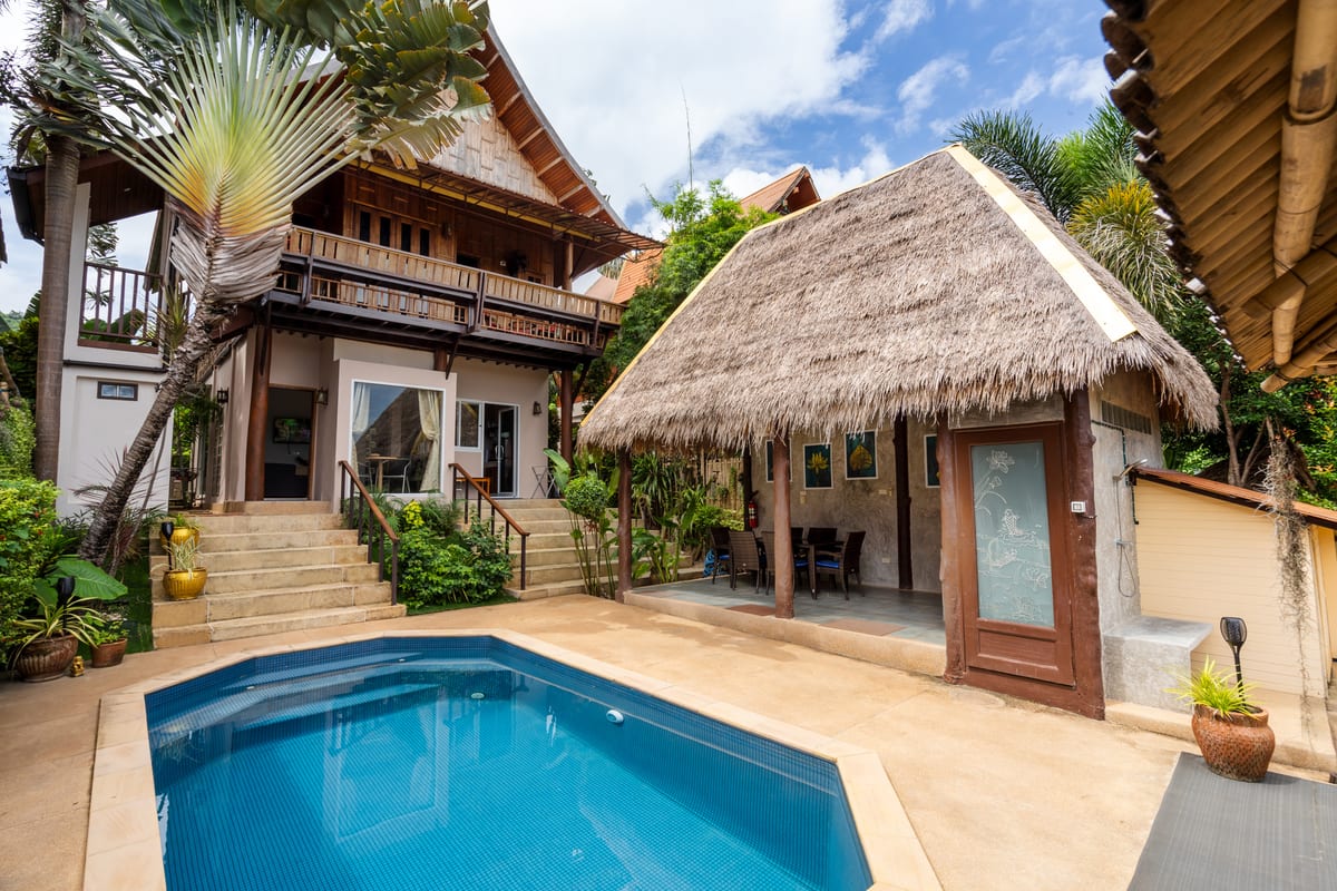 villa Ayutthaya 2 — Outdoor area of Villa Ayutthaya, private pool villa in Koh Lanta
