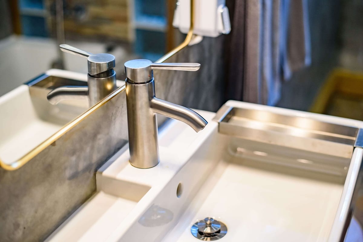 bathroom tap — 1st floor of Villa Siam Lanna, private pool villa in Koh Lanta
