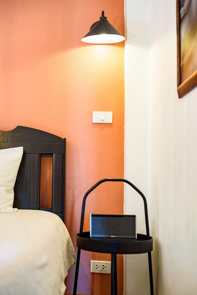 bedroom BOSE speaker — 1st floor of Villa Siam Lanna, private pool villa in Koh Lanta