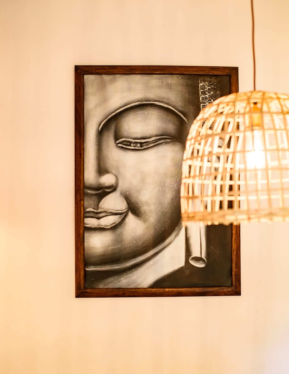 bedroom painting — 1st floor of Villa Siam Lanna, private pool villa in Koh Lanta