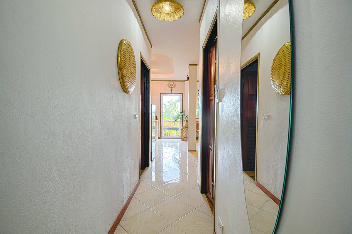 corridor view — 1st floor of Villa Siam Lanna, private pool villa in Koh Lanta