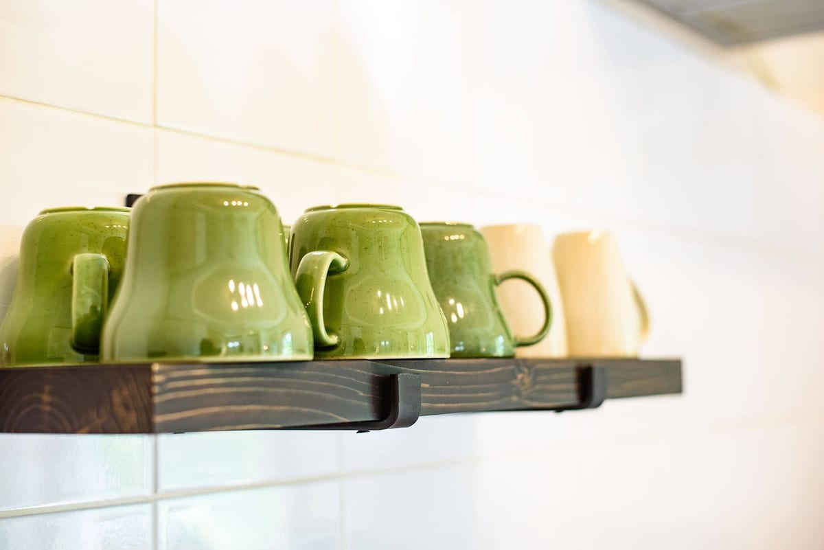 kitchen shelfs close up — 1st floor of Villa Siam Lanna, private pool villa in Koh Lanta