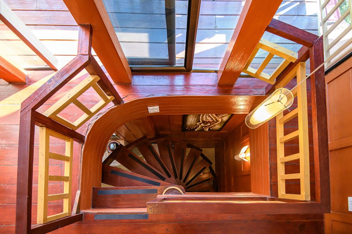 stairs overview — 3rd floor of Villa Siam Lanna, private pool villa in Koh Lanta