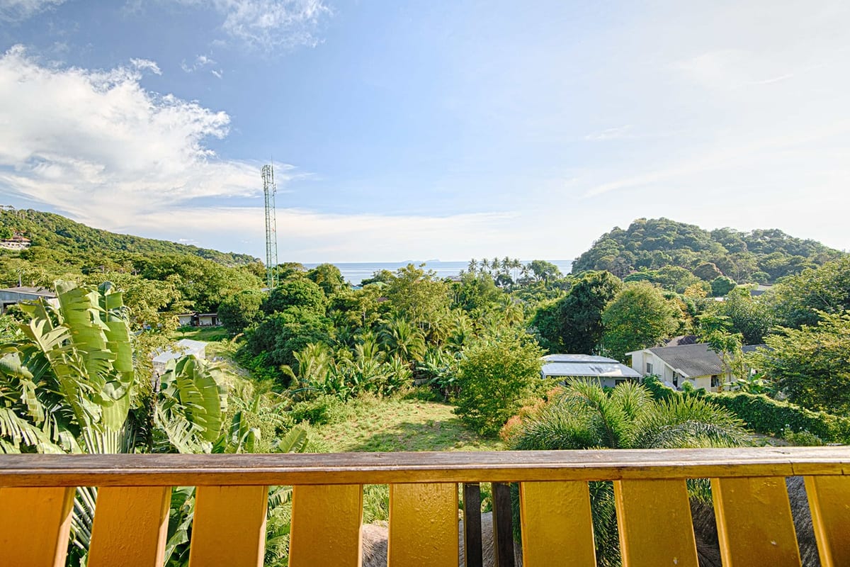 3rd floor balcony view — Outdoor area of Villa Siam Lanna, private pool villa in Koh Lanta