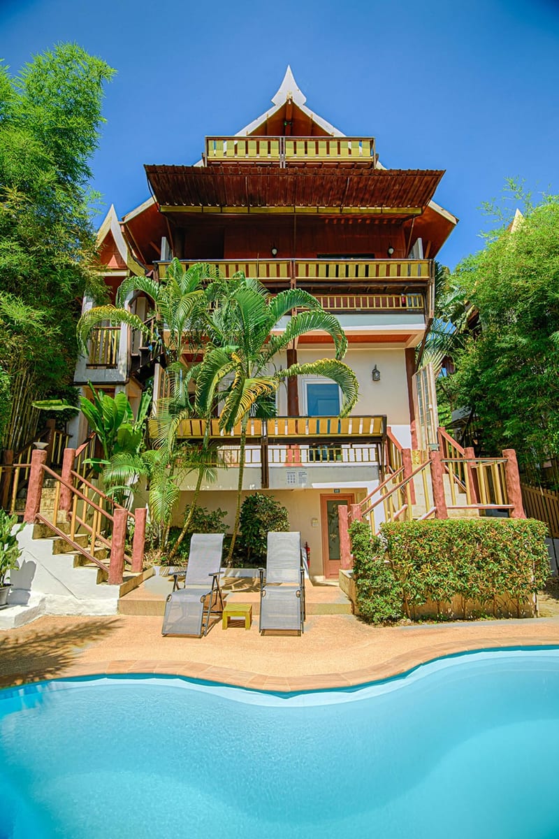 back overview portrait Main photo — Outdoor area of Villa Siam Lanna, private pool villa in Koh Lanta