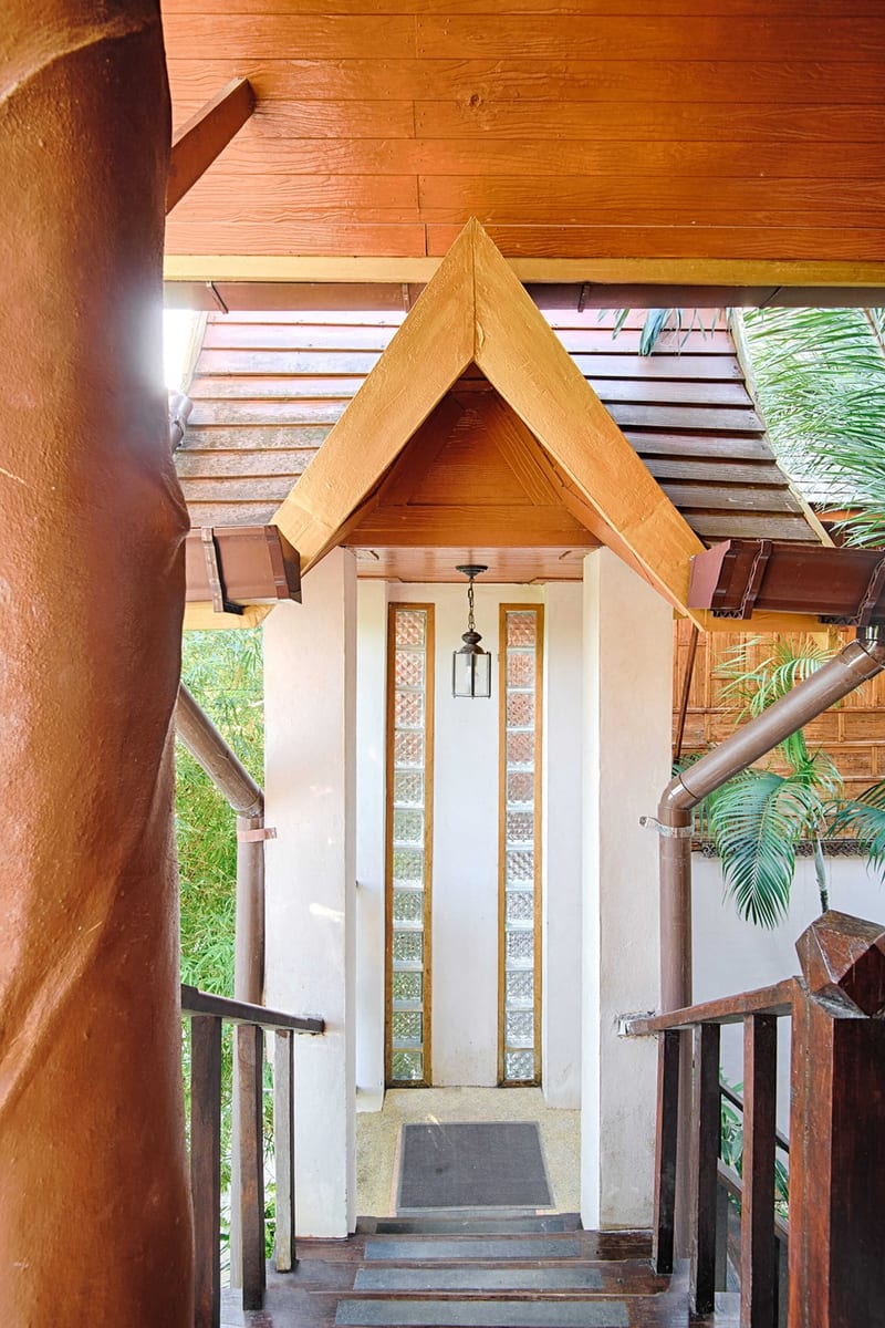 close up the staircase — Outdoor area of Villa Siam Lanna, private pool villa in Koh Lanta