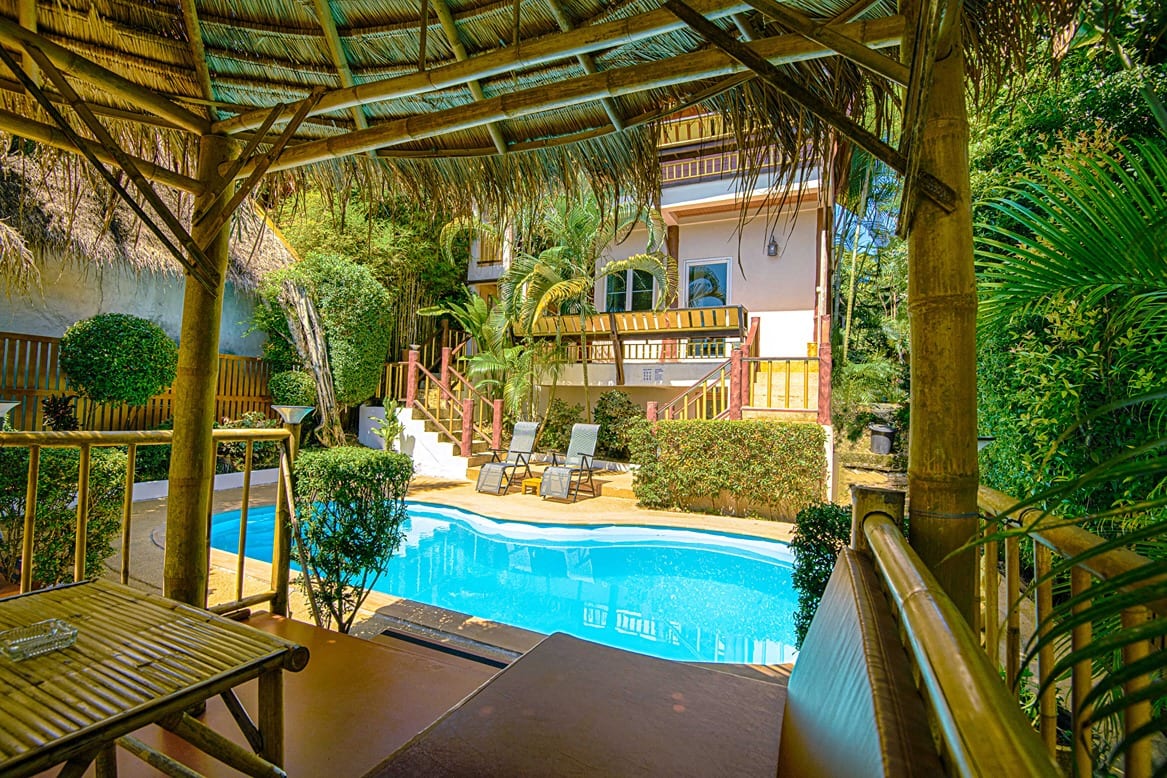 view from lounge sala — Outdoor area of Villa Siam Lanna, private pool villa in Koh Lanta