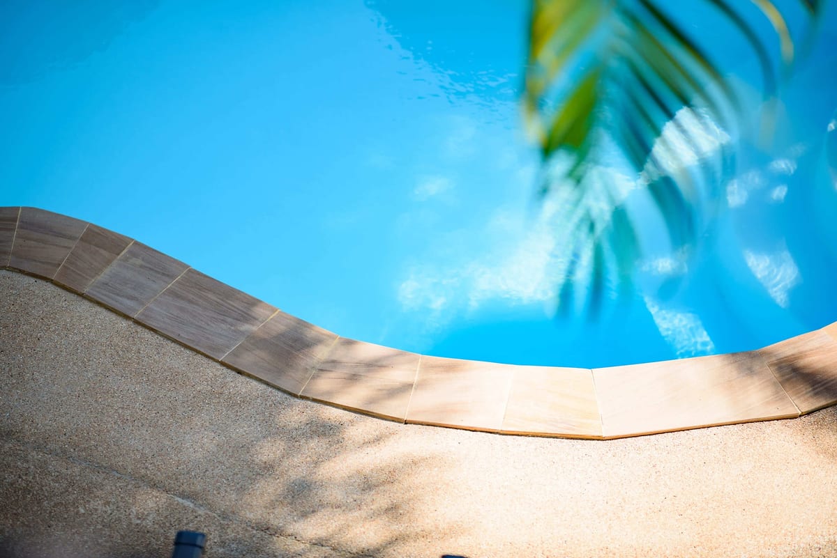 zoom pool side view — Outdoor area of Villa Siam Lanna, private pool villa in Koh Lanta